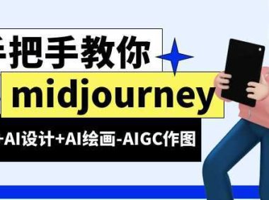 midjourney新手入门基础，AI摄影+AI设计+AI绘画-AIGC作图
